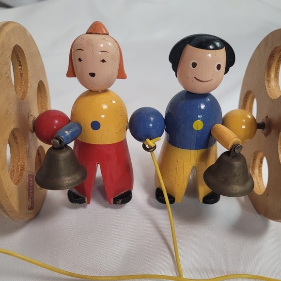 Vintage Walter West Germany Wooden Pull Toy - Picture 3 of 8